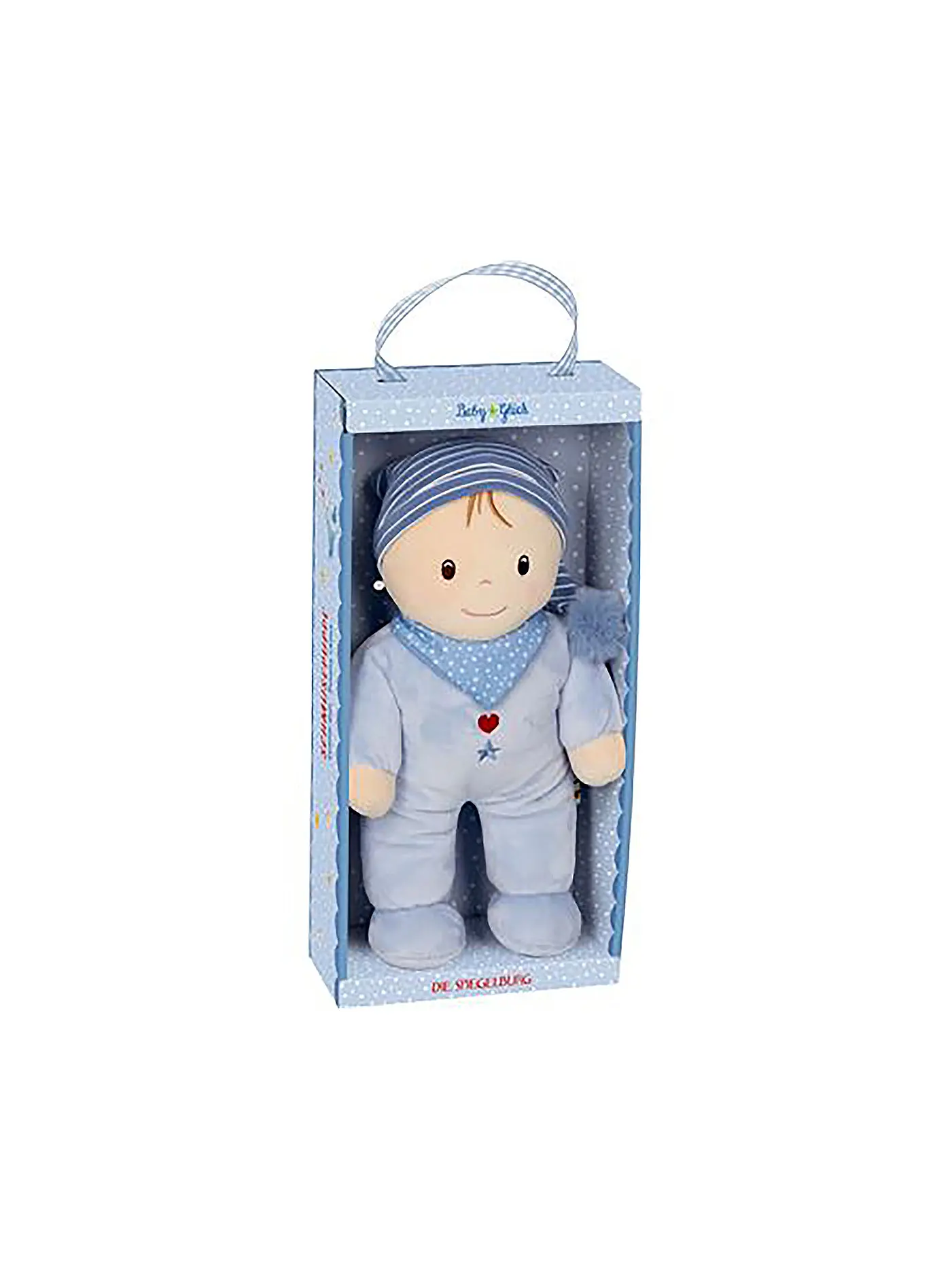 BABY GLÜCK | Schmusepuppe Hellblau | 